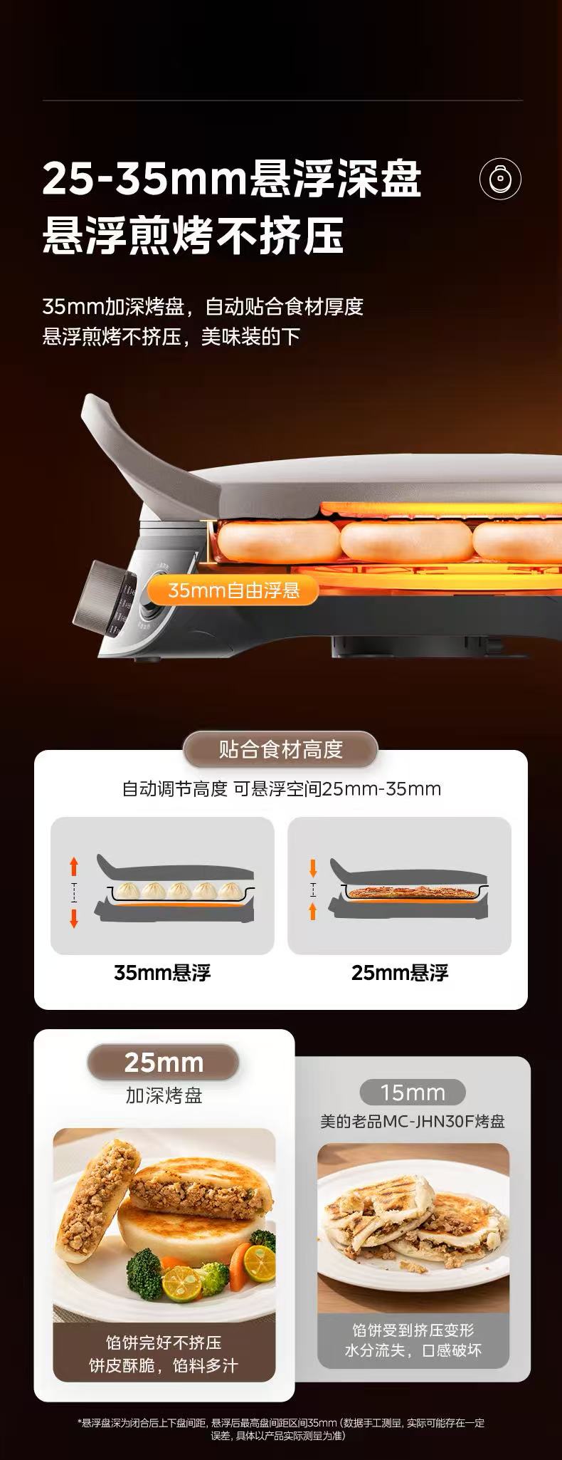 国货美的电饼铛 型号:JKC3023