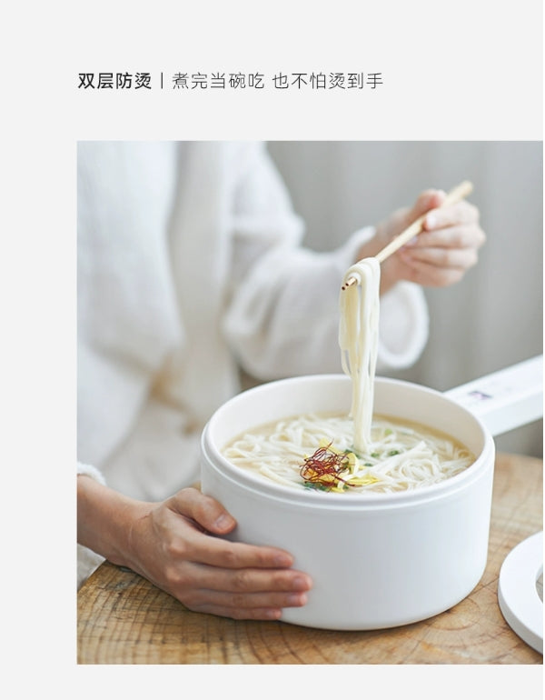 Olayks电煮锅2L带蒸笼多功能款