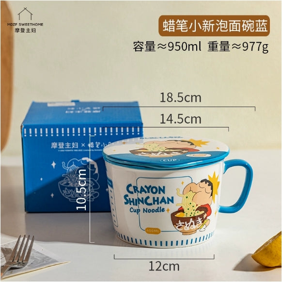 蜡笔小新泡面碗