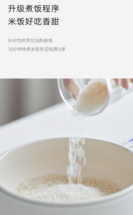 Olayks电煮锅2L 【专属煮饭功能】带蒸笼