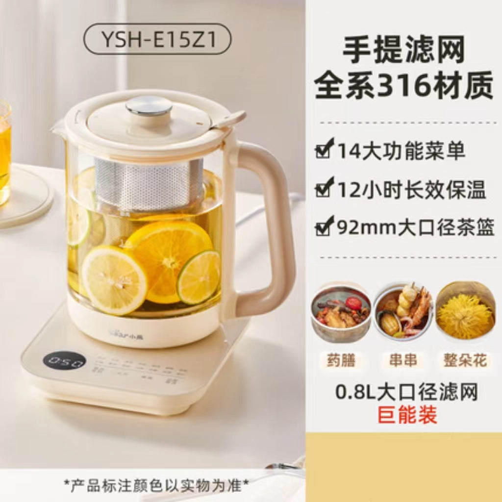 小熊养生壶1.5L 全触屏微电脑YSH-E15Z1(316不锈钢)