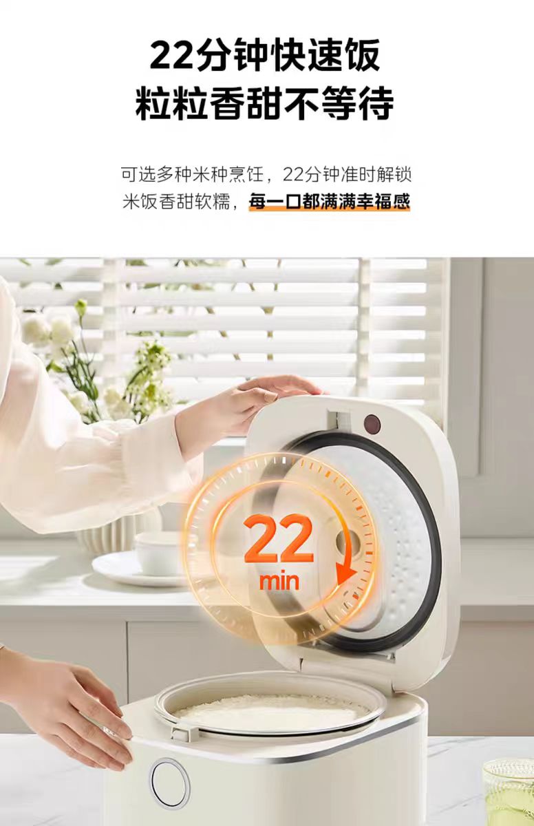 国货美的电饭煲4L 型号:MB-FB4E01R