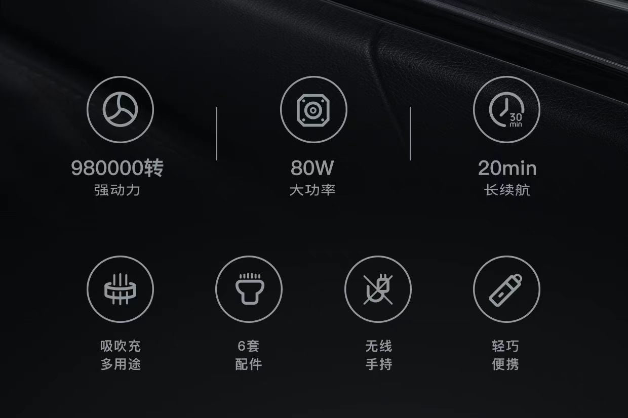 basa手持小型无线迷你车载吸尘器