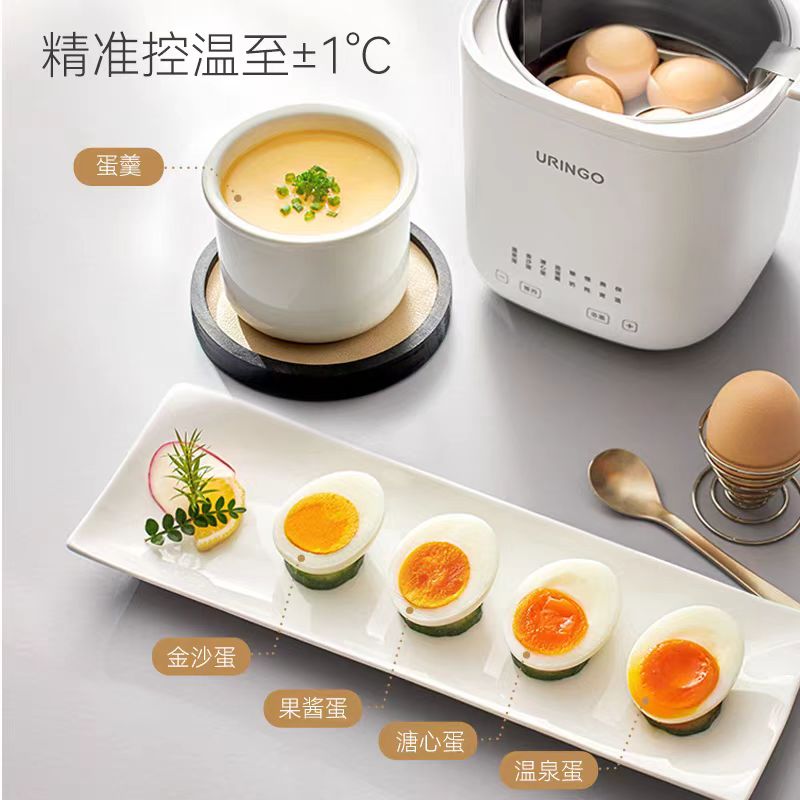 七彩叮当迷你蒸炖锅蒸蛋器煮蛋器 型号:型号:QC-ZDQ01