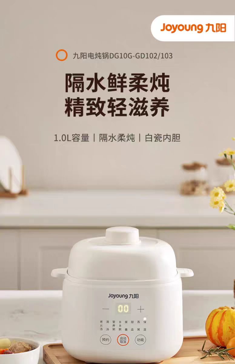 国货九阳电炖锅 1L DG10G-GD103