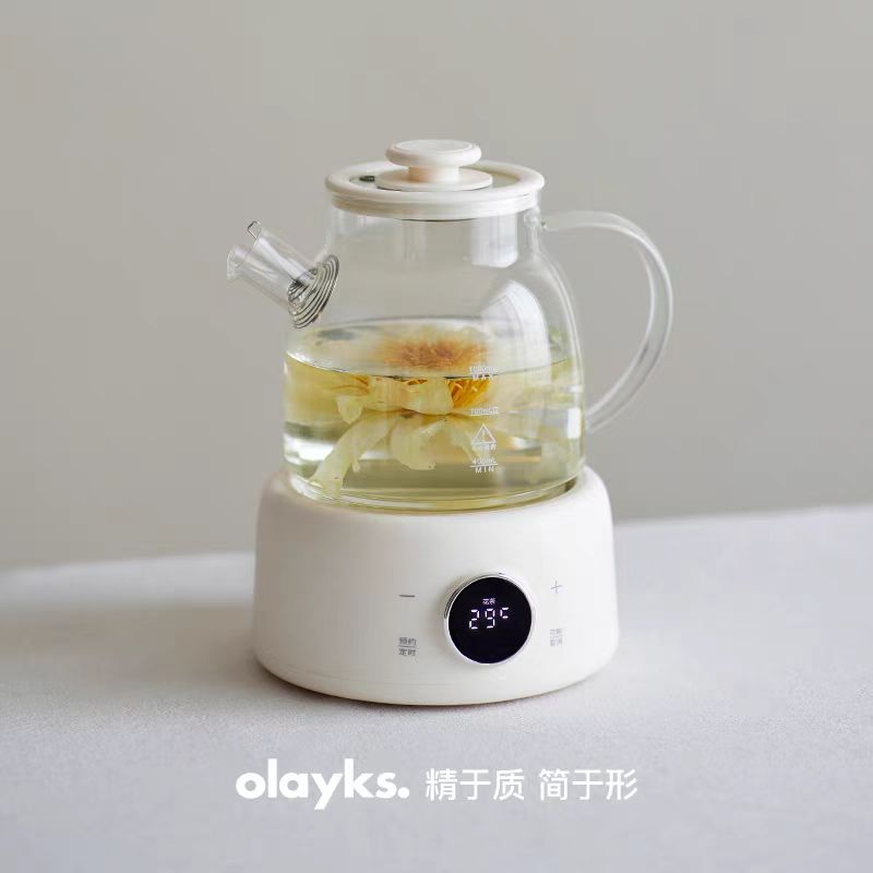 olayks立时水灵玻璃养生壶1L