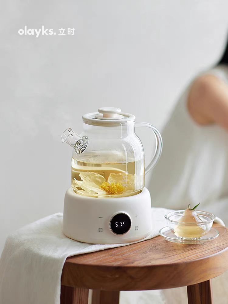 olayks立时水灵玻璃养生壶1L