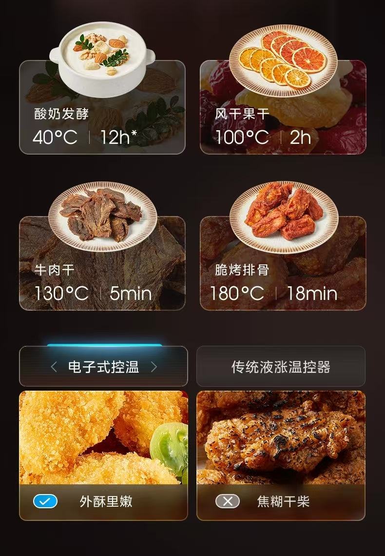 国货美的空气炸锅5L 触控款 型号MF-KZC5089