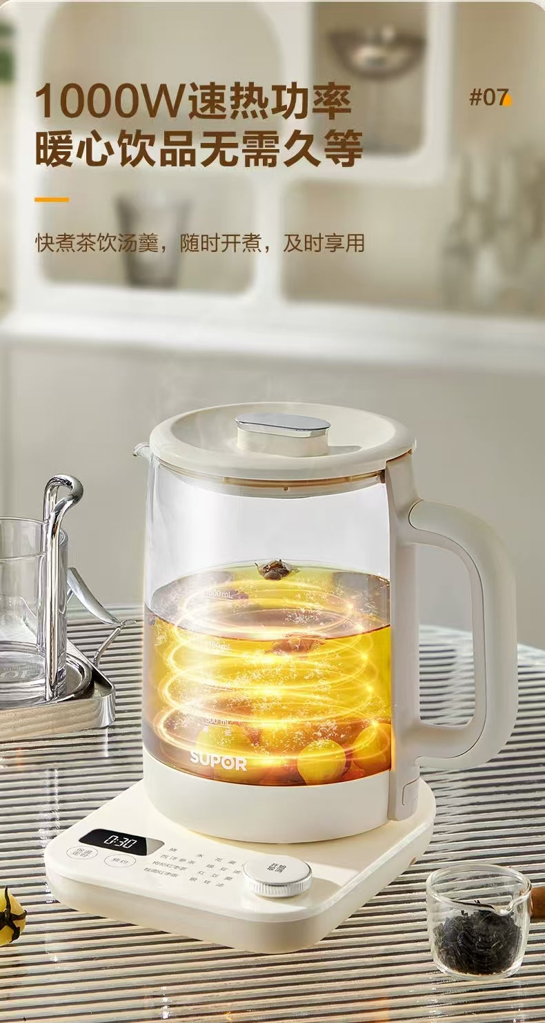 苏泊尔316养生壶1.5L 旋钮款 型号:SW-15YT12B