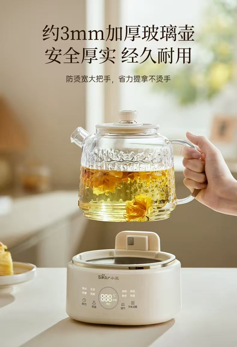 国货小熊全玻璃养生壶1L 型号YSH-P10Q7