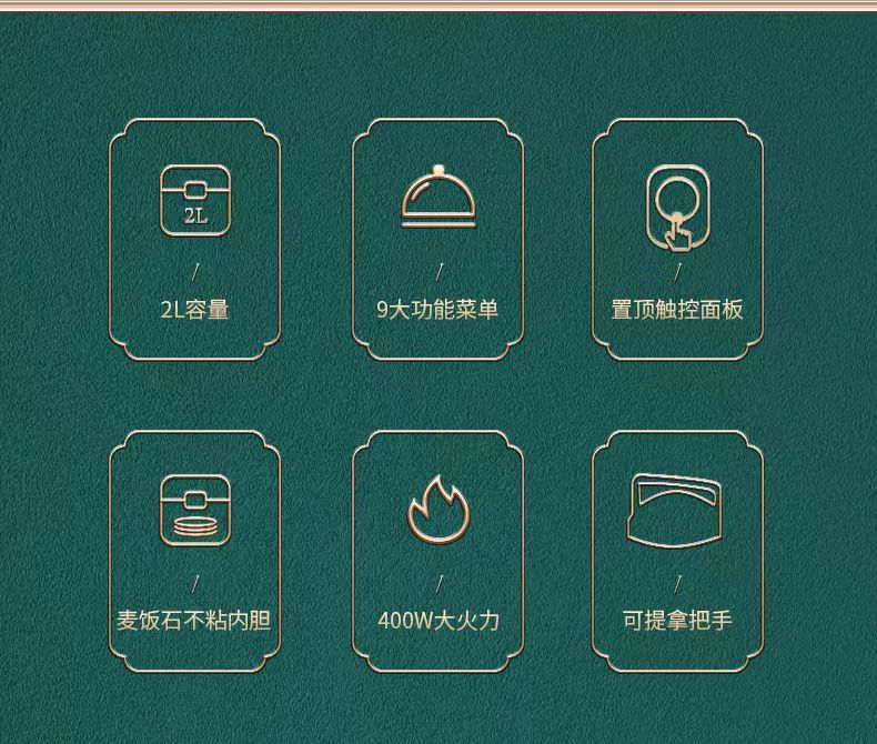 国货九阳电饭煲2L 型号:F20FZ-F13