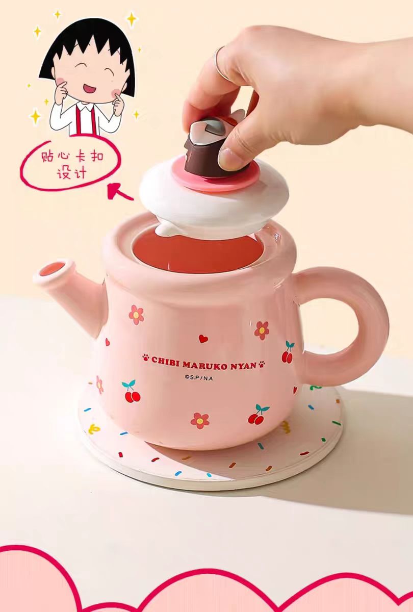 川岛屋可爱萌趣茶具茶杯套装礼盒装