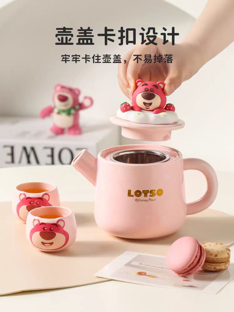 川岛屋可爱萌趣茶具茶杯套装礼盒装