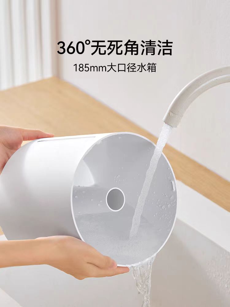 加湿器 スチーム式 大容量加湿器 おしゃれ 静音 LEDライト 細微