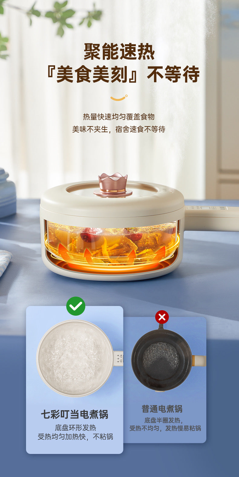 七彩叮当电煮锅2L SD01（Z）