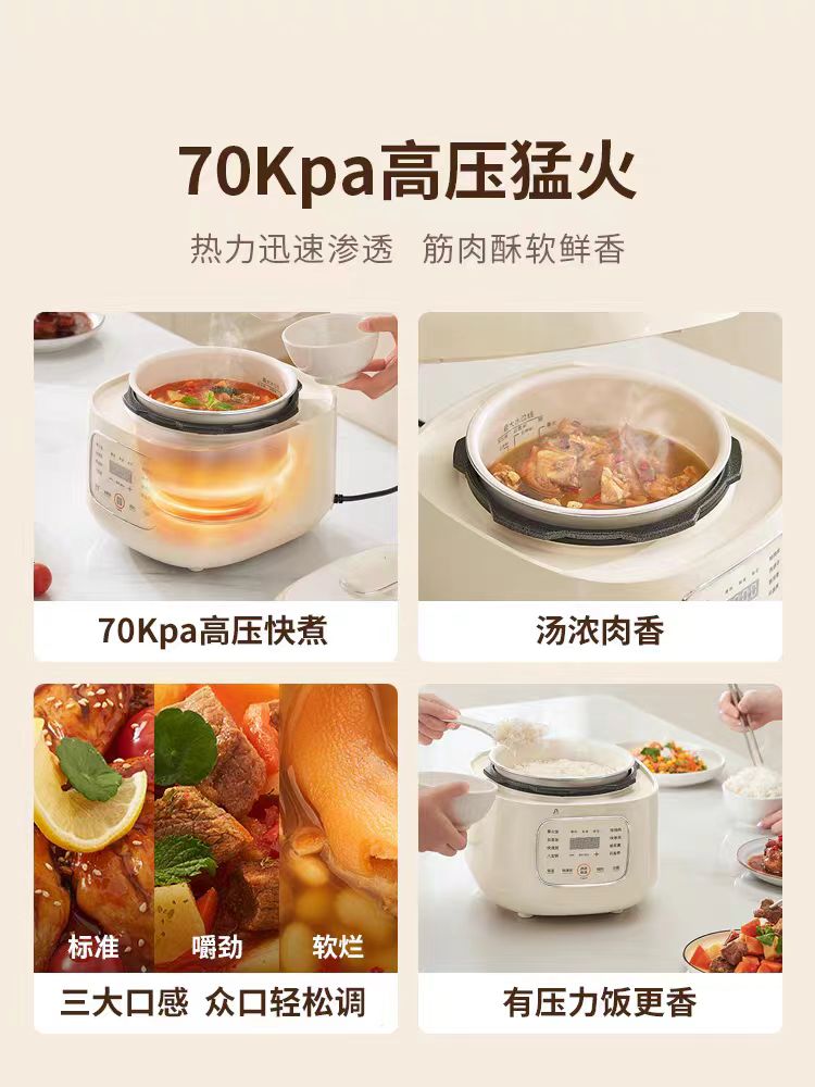国货九阳高压锅电压力锅 3L  型号：Y-30H25