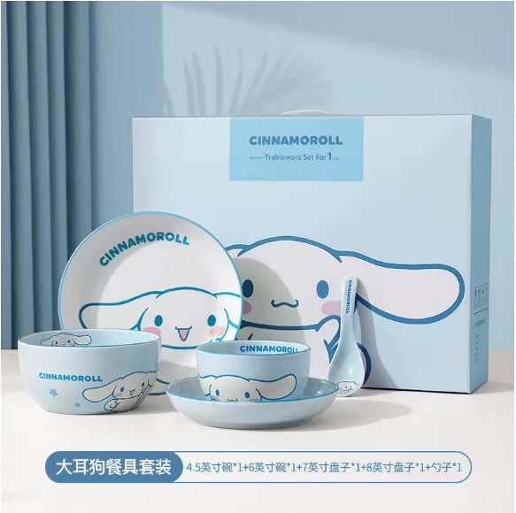 三丽鸥碗碟餐具套装