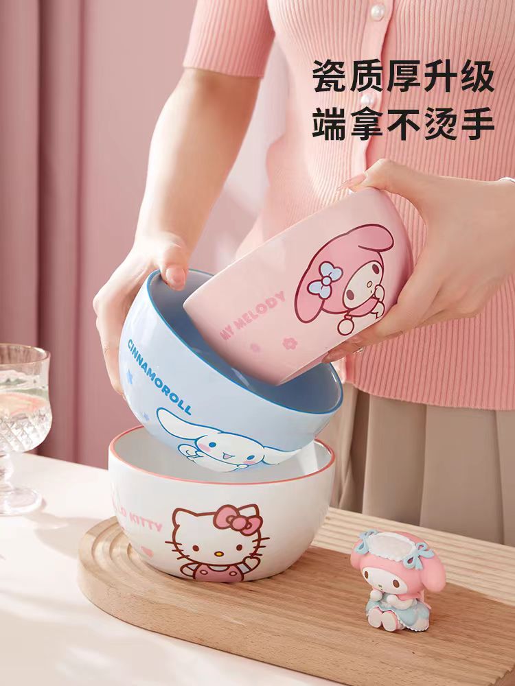 三丽鸥碗碟餐具套装