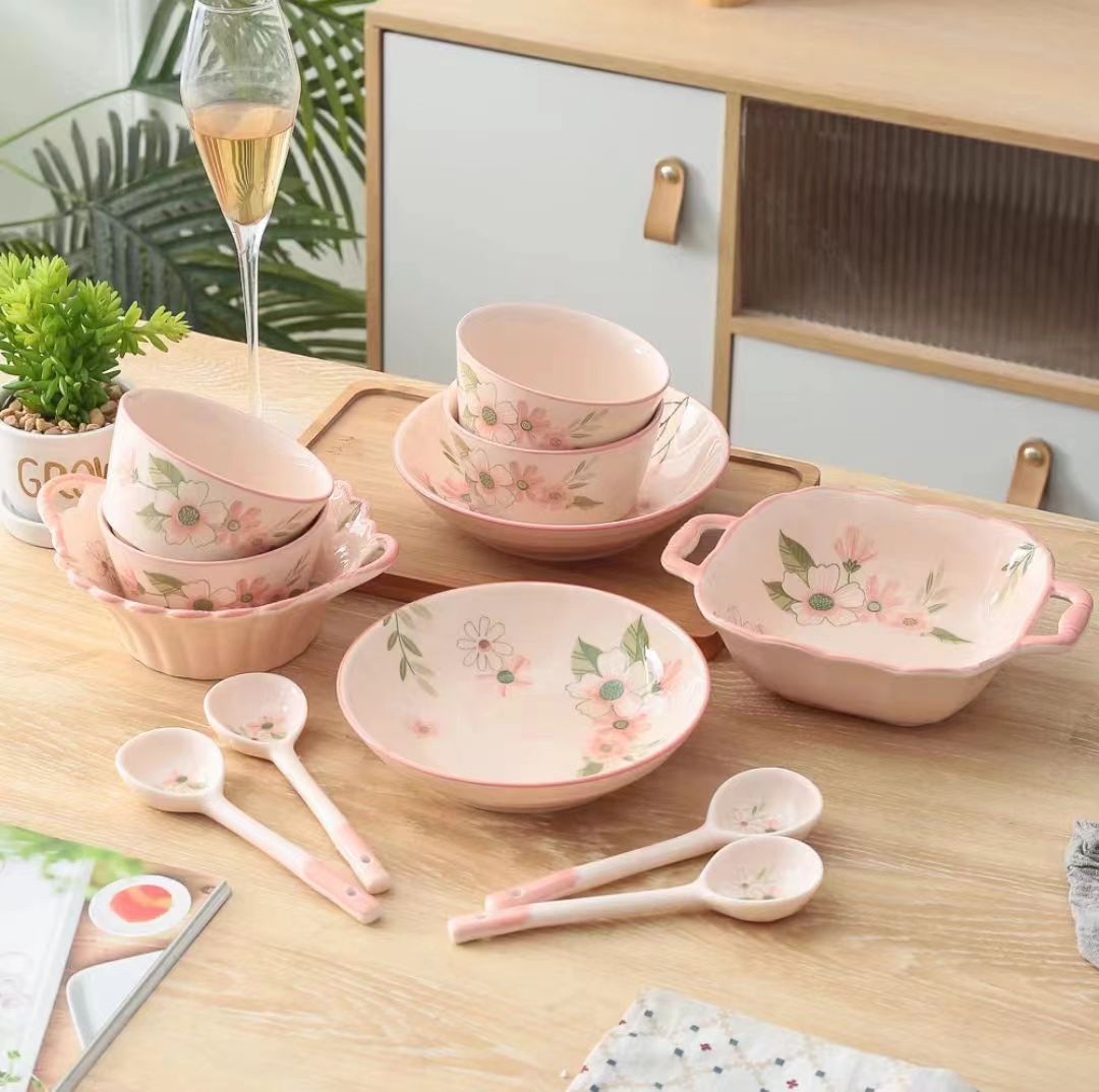 珊瑚海系列碗碟餐具套装 12件套