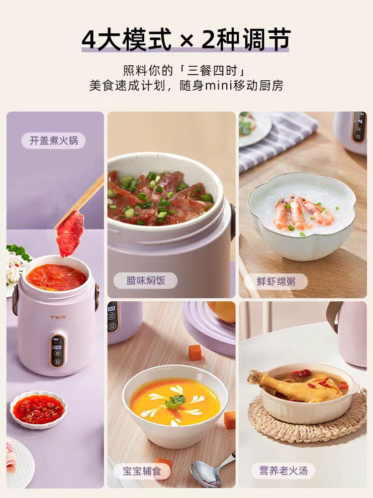 TER便携小电炖锅0.8L(last one sample, brand new, display only,no original box)