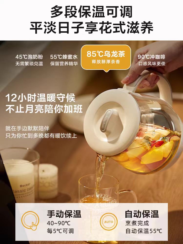国货小熊养生壶0.8L  YHS-D08L1