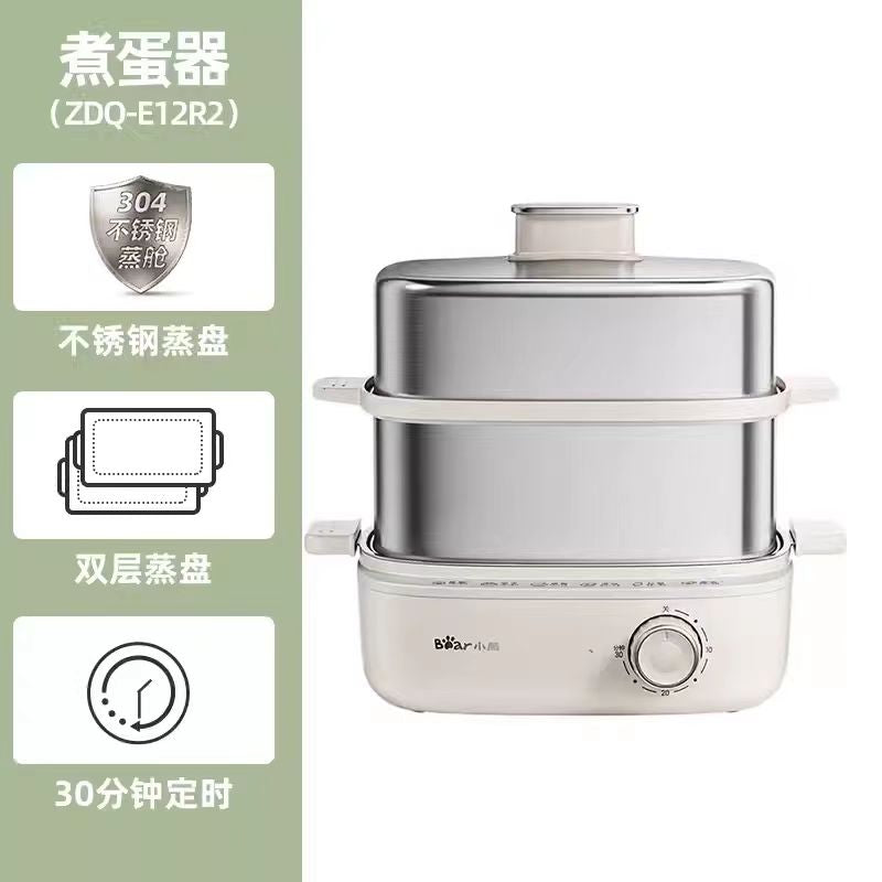 国货小熊不锈钢煮蛋器蒸蛋器 型号：ZDQ-E12R2