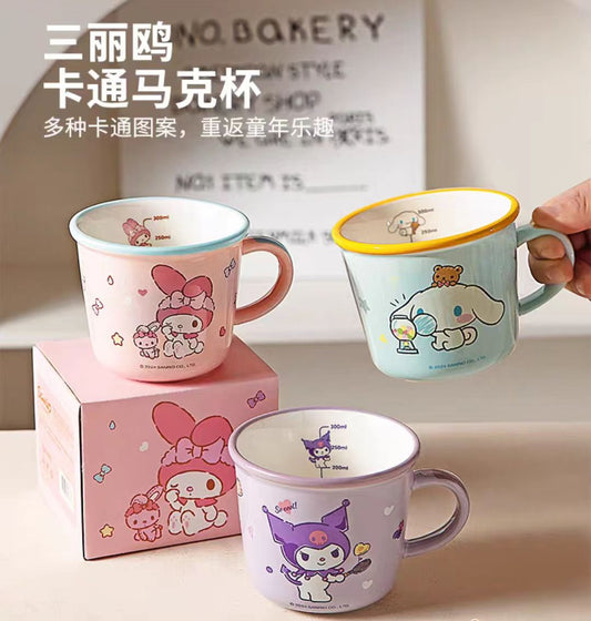 摩登主妇三丽鸥儿童水杯陶瓷马克杯