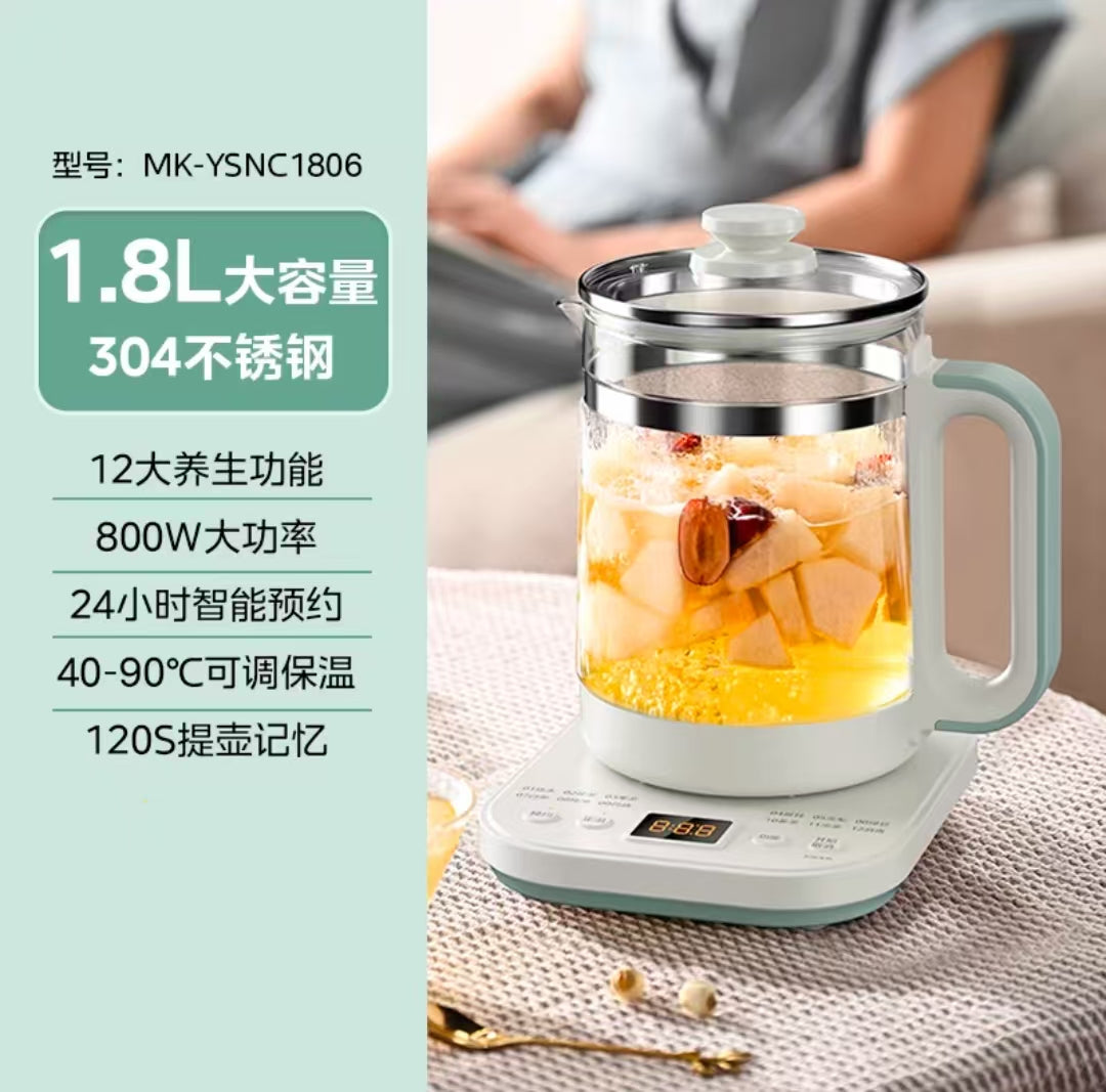 美的养生壶1.8L,型号：MK-YSNC1806