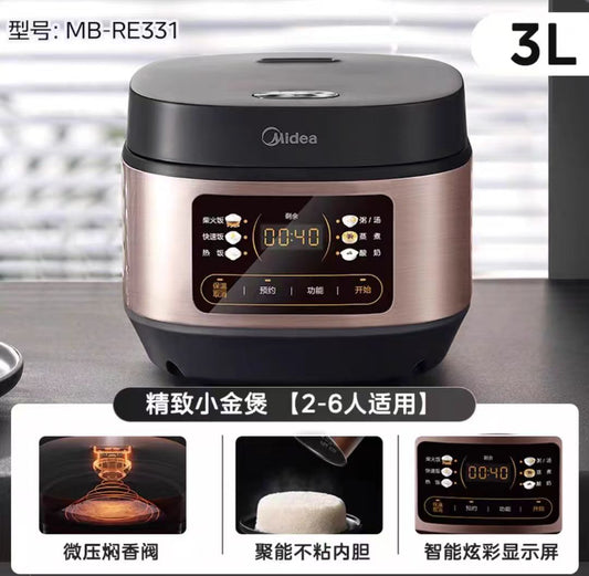 美的电饭煲3L 型号：MB-RE331