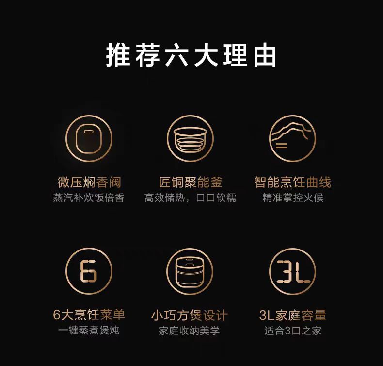 美的电饭煲3L 型号：MB-RE331