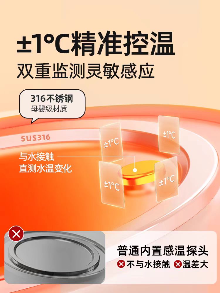 国货小熊恒温热水壶冲奶器1.2L TNQ-N12Z5