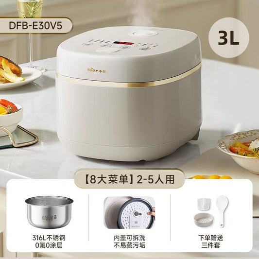 国货小熊电饭煲0涂层316不锈钢内胆 3L 型号:DFB-E30V5