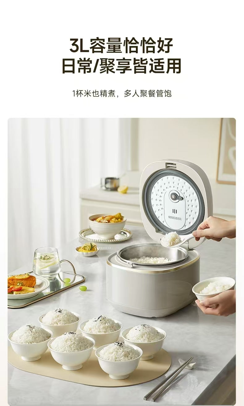 国货小熊电饭煲0涂层316不锈钢内胆 3L 型号:DFB-E30V5