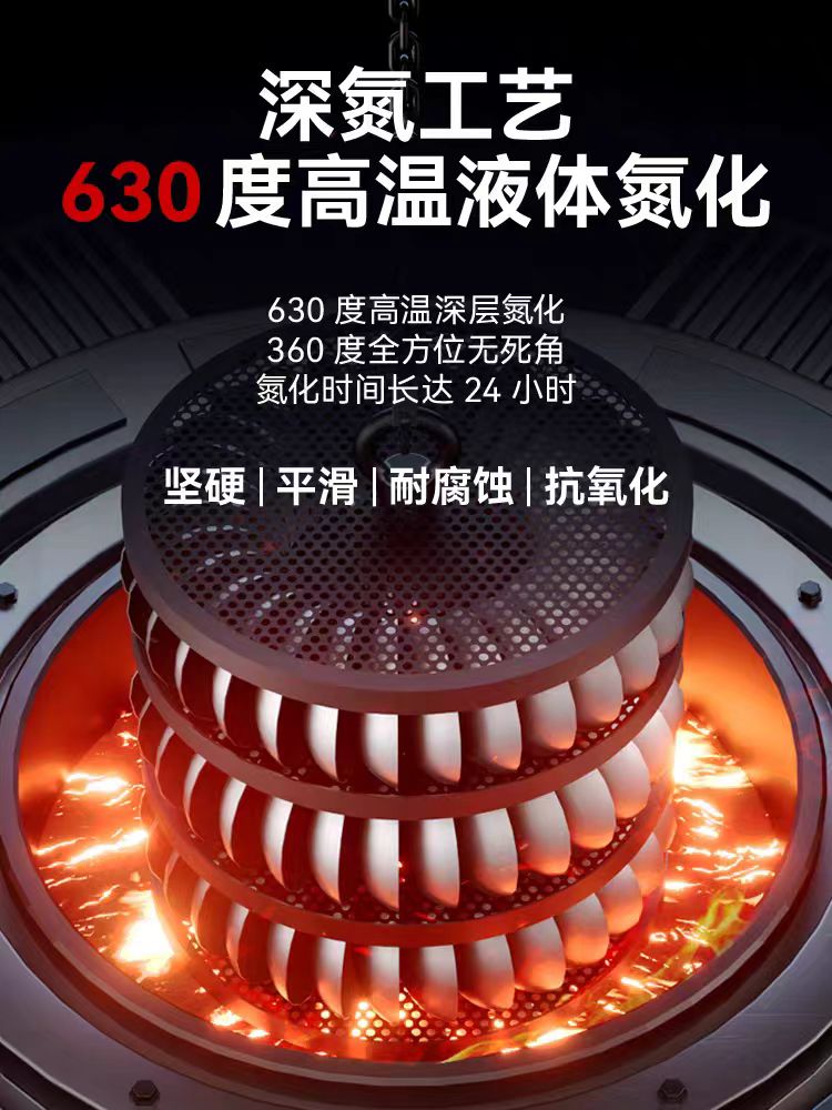 【第三代】中康深氮防锈极铁炒锅32cm