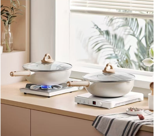 国货九阳云漫轻量不粘炒锅