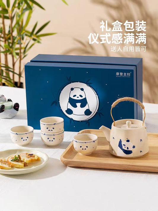 摩登主妇茶具茶杯套装礼盒装