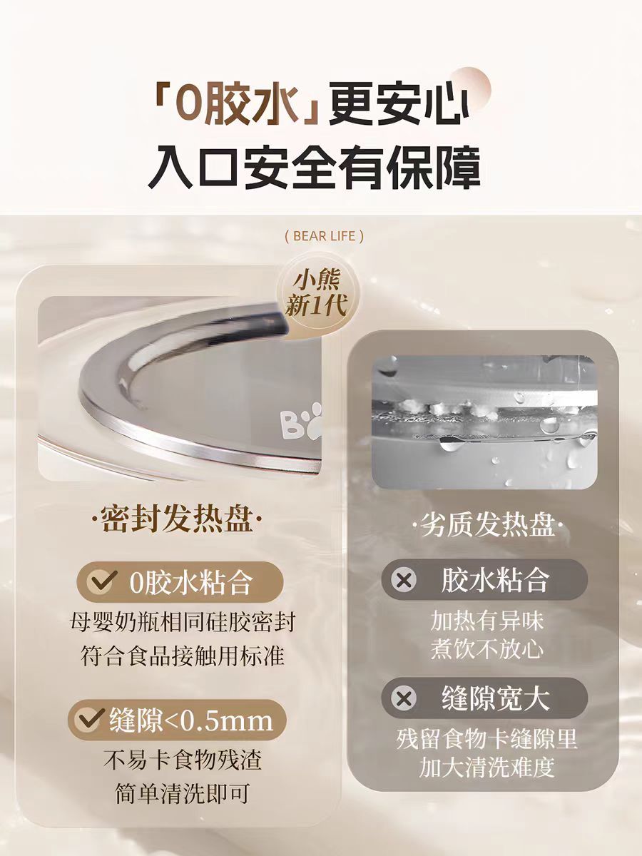 国货小熊316养生壶1.5L 型号YSH-K15U1