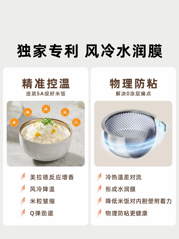 国货九阳电饭煲3L  升级316L不锈钢钢胆 型号：30N1-C