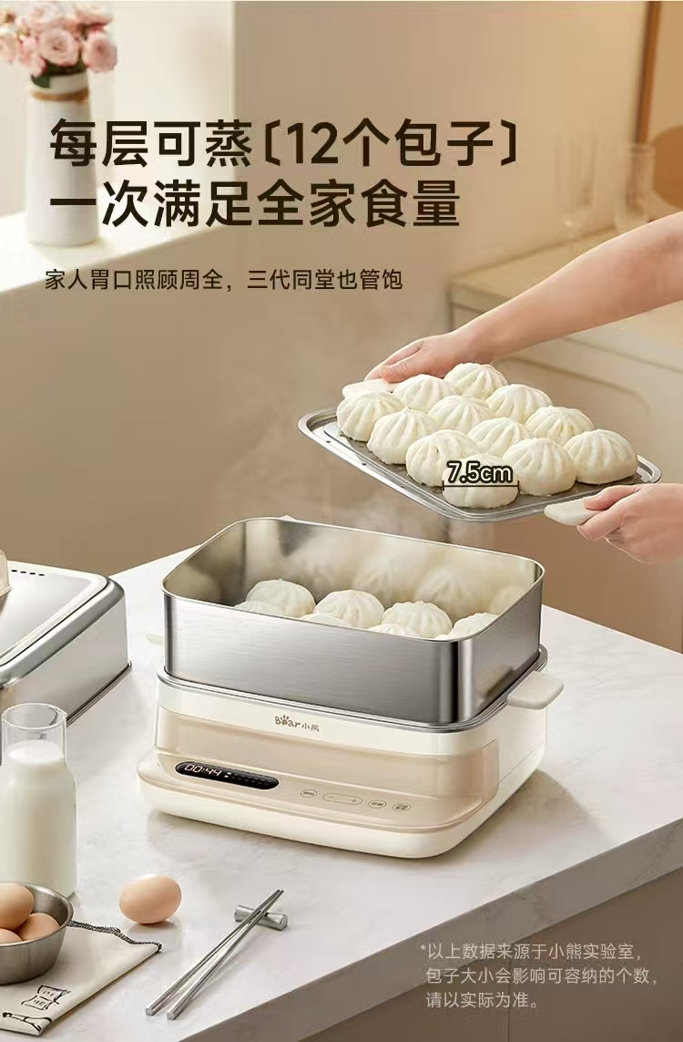 国货小熊全钢0涂层电蒸锅 17.3L 型号DZG-BA7N6