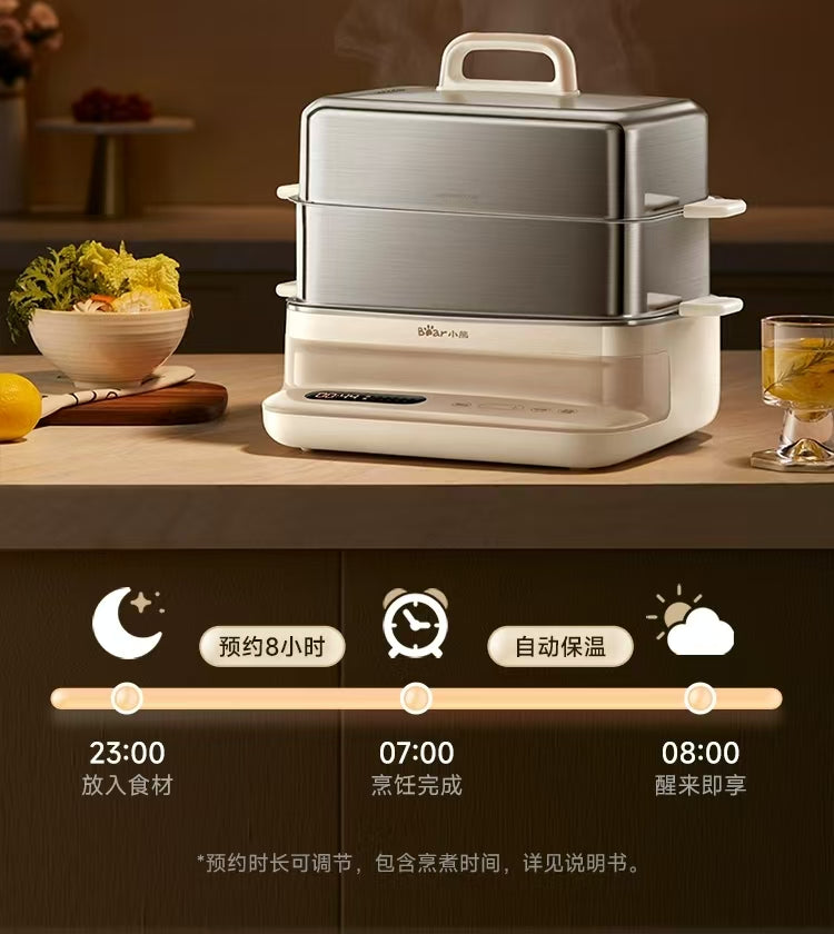 国货小熊全钢0涂层电蒸锅 17.3L 型号DZG-BA7N6